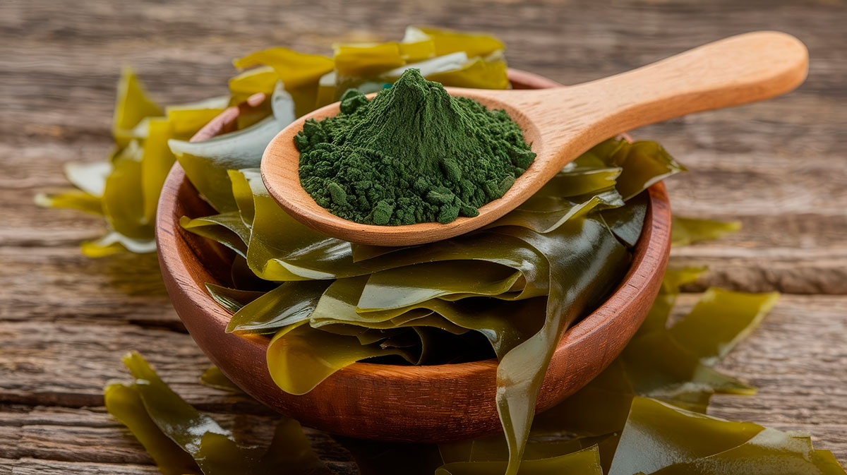 green-algae-powder-in-a-wooden-spoon
