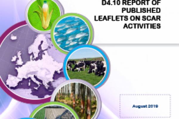 Deliverable 4.10 - Report of published leaflets on SCAR activities