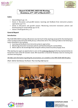 AKIS Report Bratislava 4th Meeting 27 28 march 2017 1