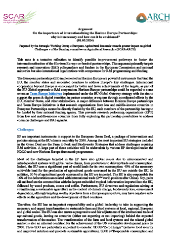 SCAR ARCH - Argument 01.05.2024