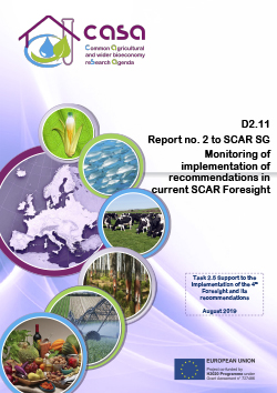 Deliverable 2.11 - Report Nr. 2 to SCAR SG Monitoring of implementation of recommendations in current SCAR Foresight