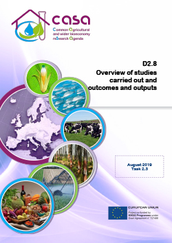 Deliverable 2.8 - Overview of studies carried out and outcomes and outputs