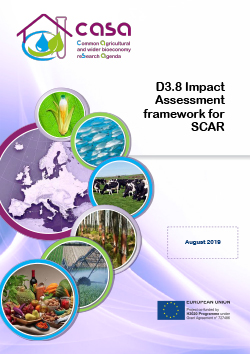 Deliverable 3.8 - Impact Assessment framework for SCAR