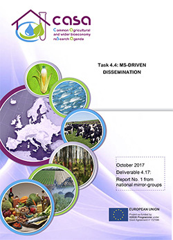 Deliverable 4.17 - Report Nr.1 from national mirror-groups