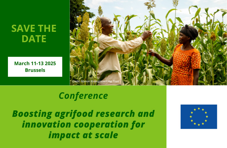 Conference “Boosting agrifood research and innovation cooperation for impact at scale” Conference “Boosting agrifood research and innovation cooperation for impact at scale”
